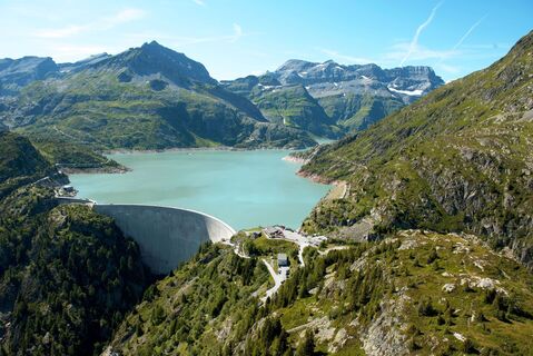 Col de la Gueulaz mit Emosson Staudamm