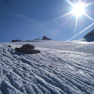 Kleines Fleißkees mit Sonnblick-Gipfel