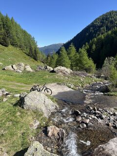 Foto de Fiorenzo Salvi a lo largo del recorrido