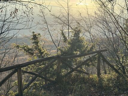 Photo de Jean-Pierre Ghidelli le long du parcours