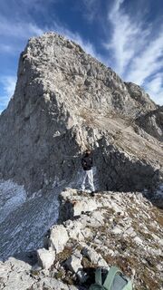 Foto van Chris Soroceanu langs de tour