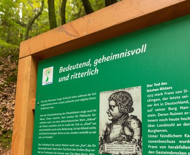 Sagenhafter Waldpfad - Informationstafeln