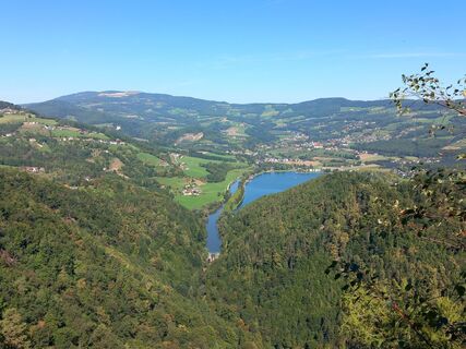 Photo de Astrid Baliko le long du parcours