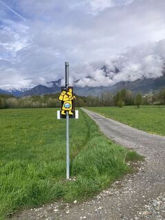 Via Francigena Radweg - San Giorio di Susa