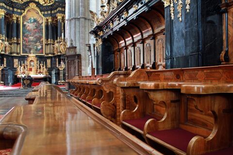 Prunkvoll ist die Kirchen im Stift Lilienfeld (Copyright: weinfranz.at)