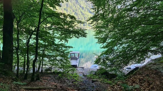 Foto von Bettina Brudermann entlang der Tour