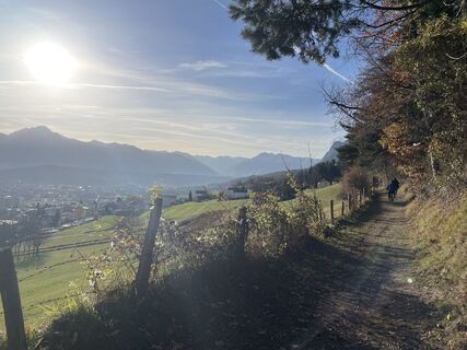Foto de Norbert Mayer a lo largo del recorrido