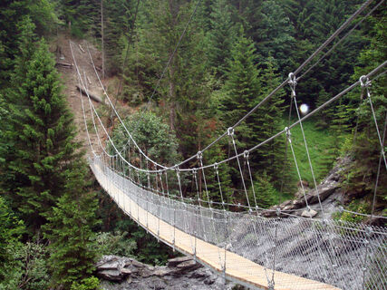 Die Chleibach-Hängebrücke