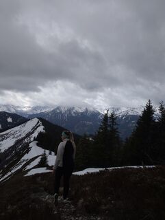 Foto von Edit Beliczai entlang der Tour