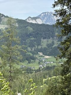 Foto von Silvia Huber entlang der Tour