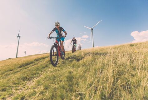 Biken auf der Ganzalm und der Pretul