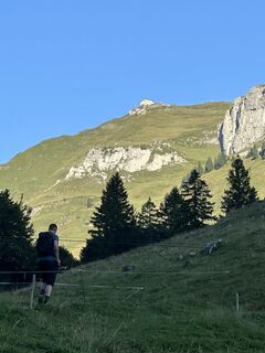 Foto von Cyrill Bischof entlang der Tour