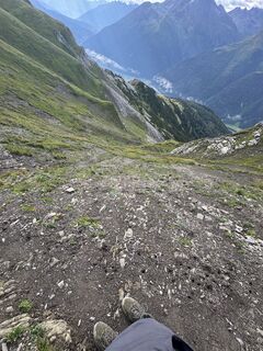 Photo de Marlon Neuhausen le long du parcours