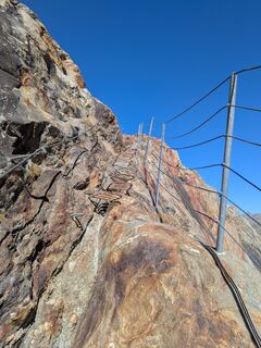 Foto von Sabrina Hackel entlang der Tour