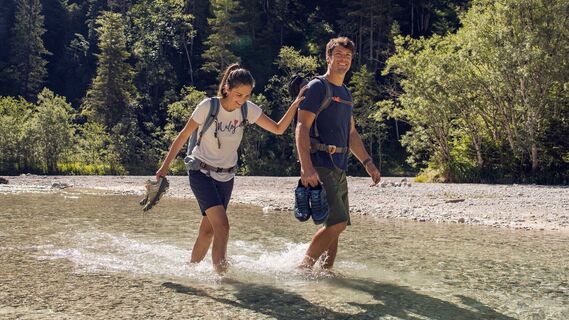 die Grundache - erfrischend an heißen Sommertagen