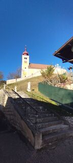 Photo de Christine Fischer le long du parcours