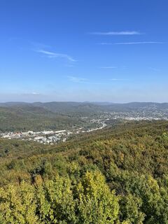 Zdjęcie z Christian Haselbacher wzdłuż trasy