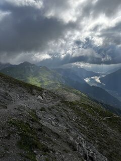 Foto von Maximilian Schranz entlang der Tour