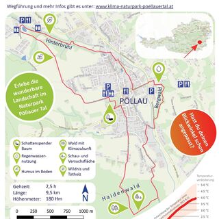 Klimazukunft-Weg: Strecke in der Oststeiermark