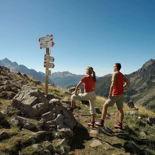 Sadole Pass - Panorama Richtung Cima d'Asta