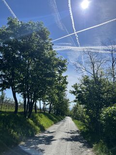 Foto von Hussain entlang der Tour