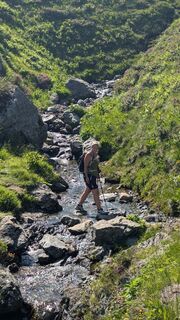 Foto von Klaus Lehner entlang der Tour