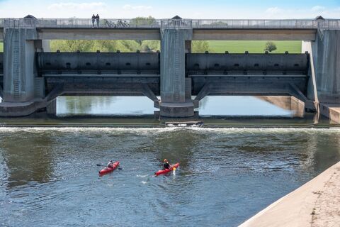 Gössel Tours Kanu und Natur_Geschiebesperre Salzderhelden