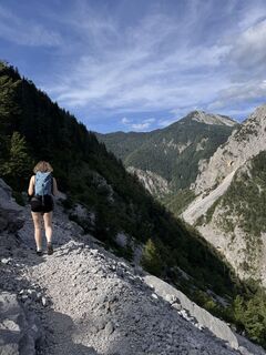 Foto von Anne Kathrin Winter entlang der Tour
