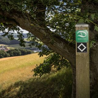 Beschilderung Diemelsteig