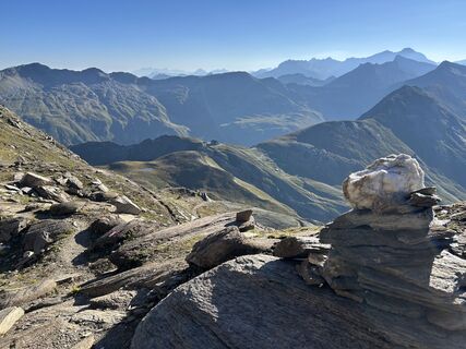 Photo de Elisabeth Stögmüller le long du parcours
