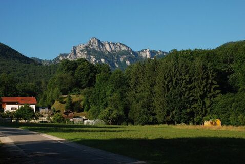 Rottau - Blick zur Gedererwand