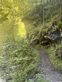 Photo de Karl Heinz Fick le long du parcours