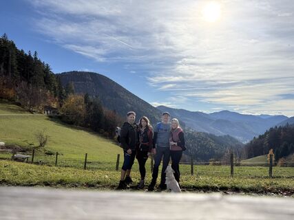 Foto von Anne Müller entlang der Tour