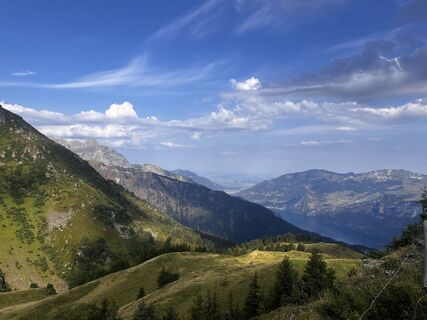 Foto de Florian Kälin a lo largo del recorrido