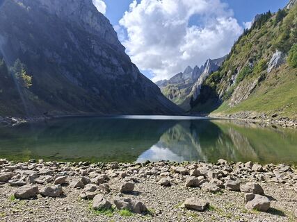 Foto von Michaela entlang der Tour