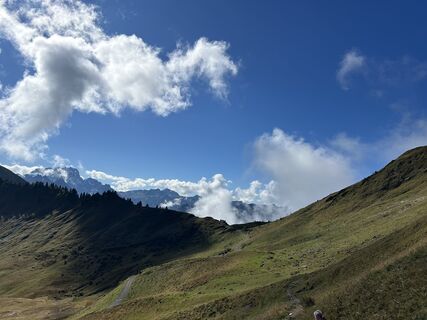 Foto von Josef Wohlgenannt entlang der Tour