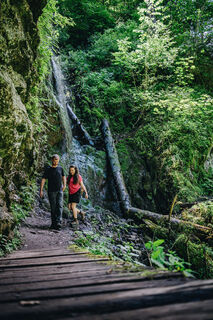 Pärchen in der Lotenbachklamm