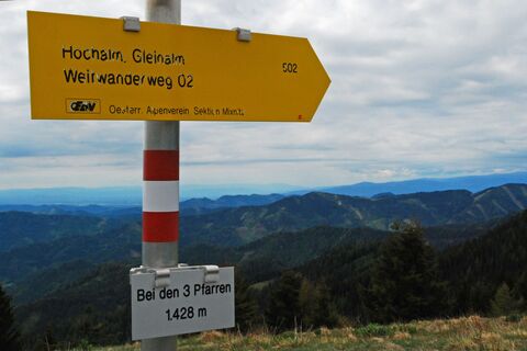Hochalm aus dem Utschgraben über Eisenpass und Herrenkogel