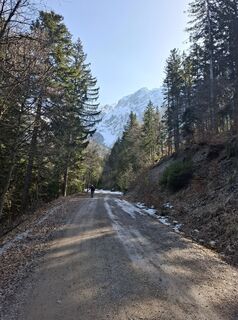 Foto de Miha Gros a lo largo del recorrido