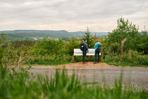 Oberhalb von Küstelberg auf dem Sauerland-Höhenflug