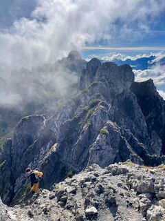 Foto de Aurelian Böhler a lo largo del recorrido