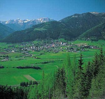 Blick auf Aflenz und die Bürgeralm