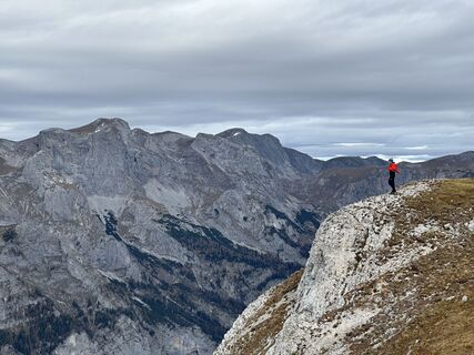 Photo de Andreas Gramsel le long du parcours