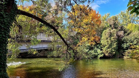 Foto von Regina Fleischmann entlang der Tour