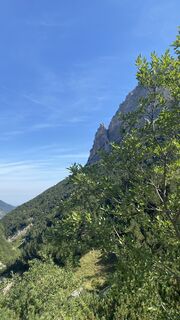 Foto von Giulia Pierini entlang der Tour