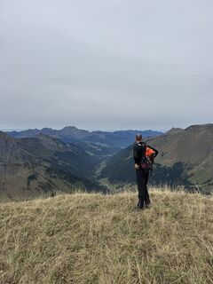Photo de Niels Kooijman le long du parcours