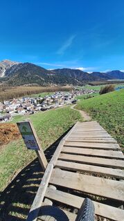 Foto von Kerstin Horber entlang der Tour