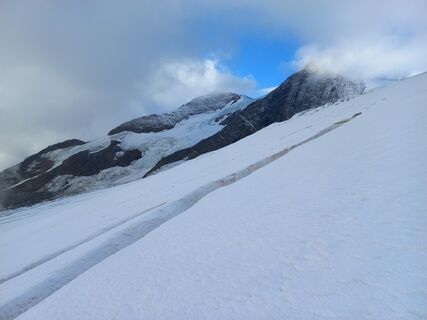 Fotografia z Franz Mannsberger na trase