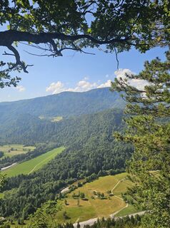 Photo de Angelika Gerung le long du parcours