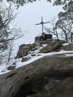 Fotografie z Walter Haslmair na trase